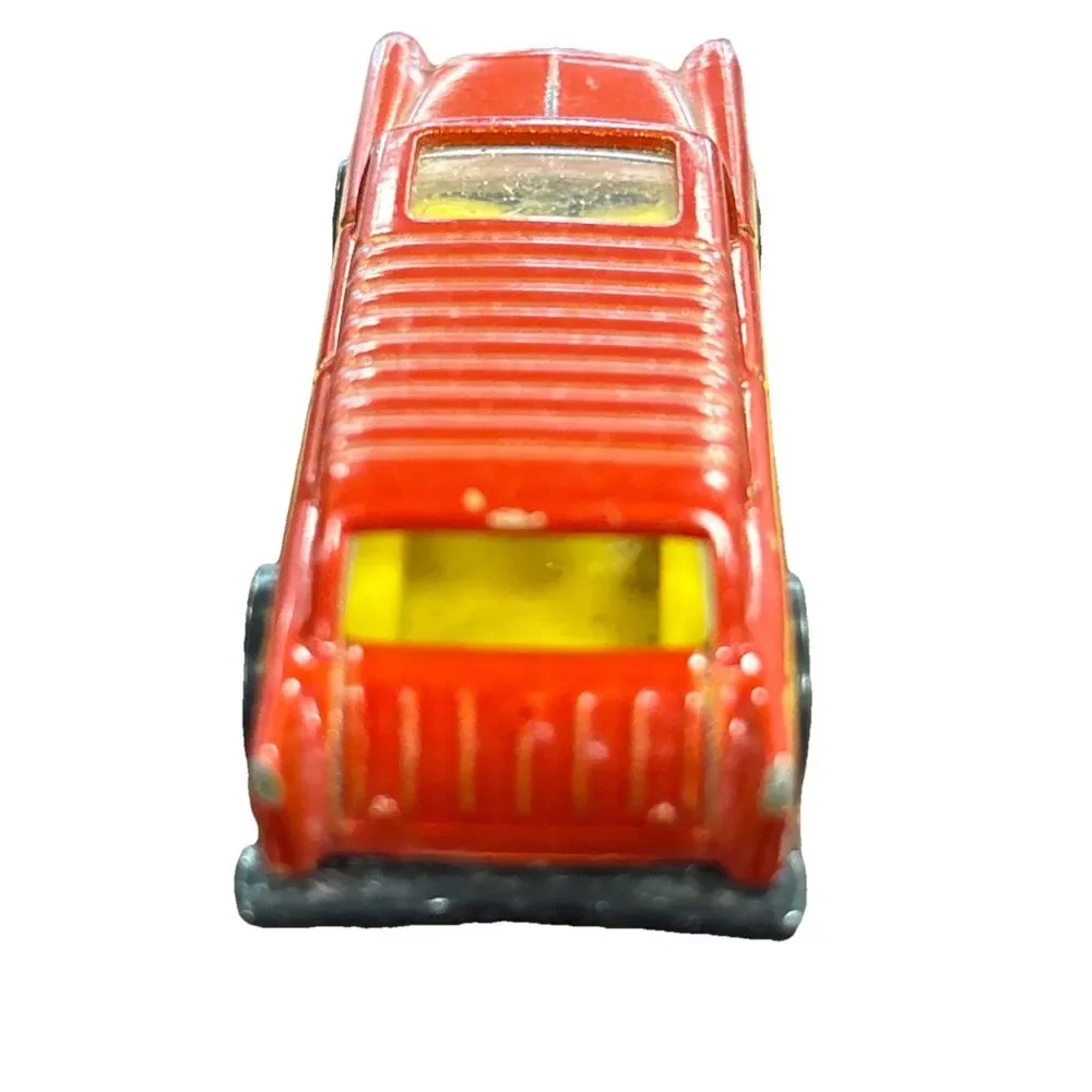 Hot Wheels 1955 Chevy Nomad C.1969 Mattel Orange With Flames Modern Reproduction